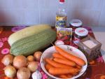 Ингредиенты для блюда "Кабачковая икра"